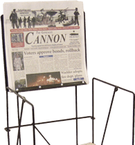 Coin Operated Newspaper rack